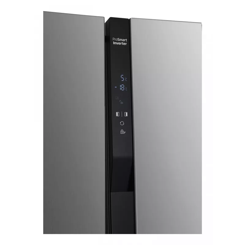 Beko GNO5322XPN side-by-side refrigerator Freestanding 532 L Stainless steel