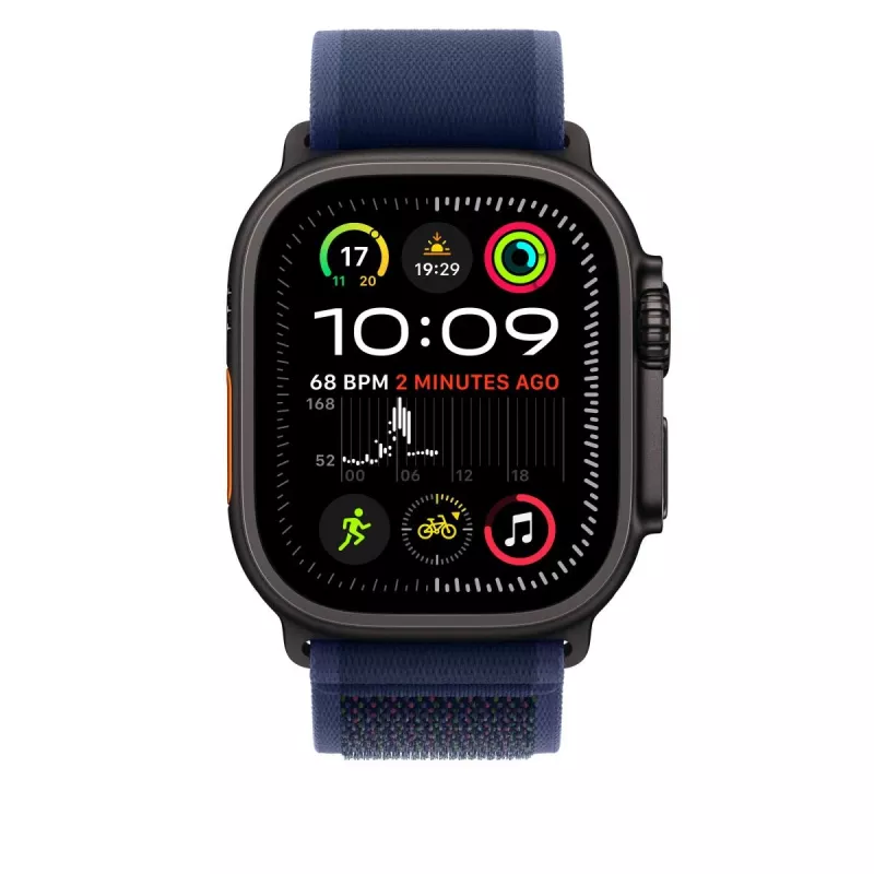 APPLE 49mm Blue Trail Loop - S/m - Black Titanium Finish
