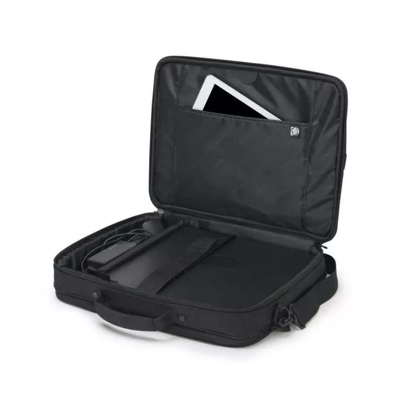 DICOTA Multi Plus Scale - 14-15.6in Notebook Case - Black / 600d Recycled Pet