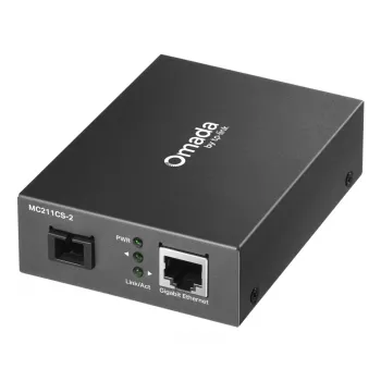 TP-Link Omada MC211CS-2 network media converter 1000 Mbit/s 1310 nm Single-mode Black