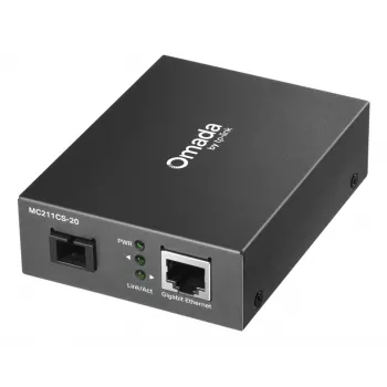 TP-Link Omada MC211CS-20 network media converter 1000 Mbit/s 1310 nm Single-mode Black
