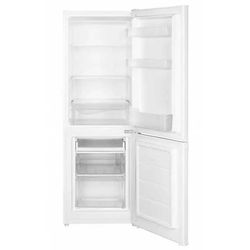 Fridge-freezer MPM MPM-182-KB-38W, freestanding, total capacity 182 L (fridge 121 L / freezer 52 L), white, E class