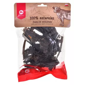 Chew MACED Beef Rumen 200 g — natural single-ingredient dog chew for dental care, beef flavor