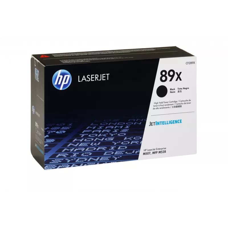 HP 89X High Yield Black Original LaserJet Toner Cartridge, 10000 pages, Black, 1 pc(s)