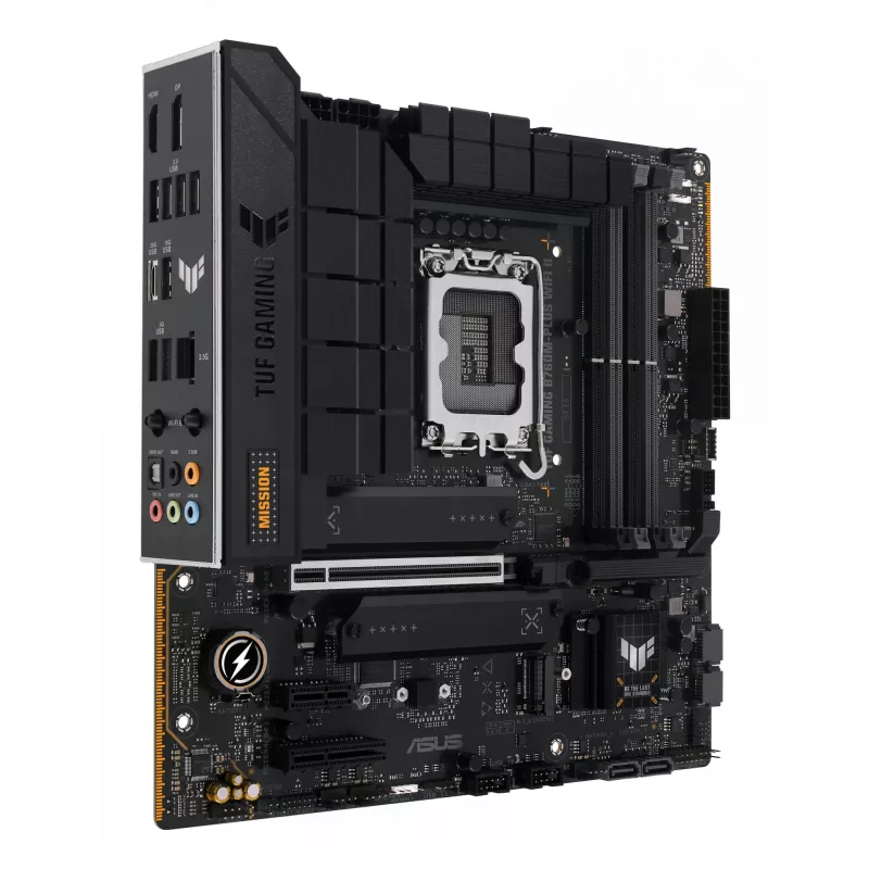 Motherboard ASUS TUF GAMING B760M-PLUS WIFI II — Intel B760, LGA 1700, micro ATX, DDR5, 4 DIMM, Wi‑Fi 6E, 2.5 Gb LAN