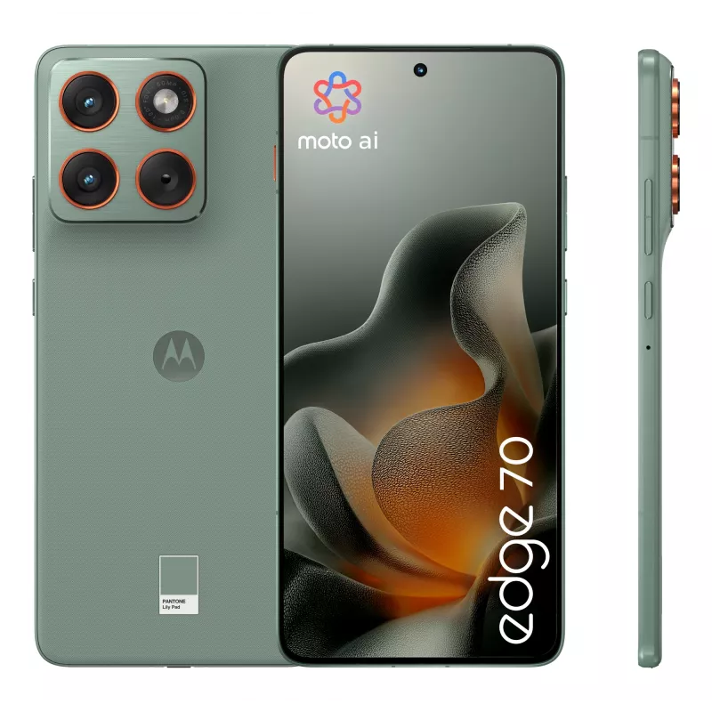 Motorola edge 70 17 cm (6.7 inch) Dual SIM Android 16.0 5G USB Type-C 12 GB 512 GB 4800 mAh Green
