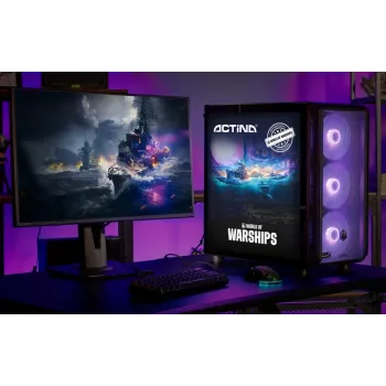 Desktop PC ActiveJet MIDI Tower AMD Ryzen 7 9700X, 32GB DDR5 6000MHz, 1TB SSD, Radeon RX 9060 XT 16GB, Windows 11 Pro, 850W, Black