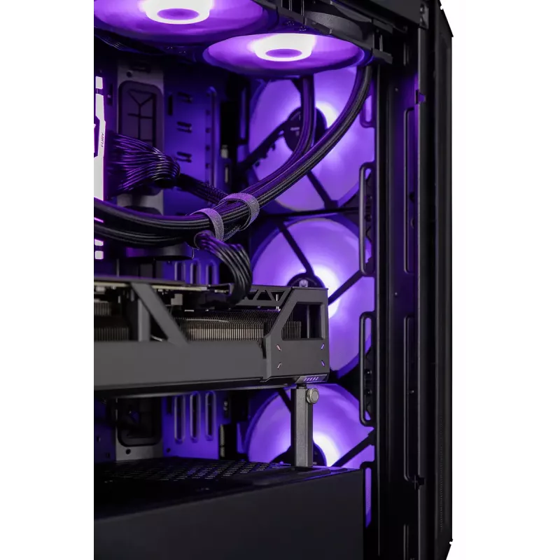 Desktop PC ActiveJet MIDI Tower AMD Ryzen 7 9700X, 32GB DDR5 6000MHz, 1TB SSD, Radeon RX 9060 XT 16GB, Windows 11 Pro, 850W, Black