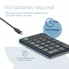 R-Go Tools Numeric keypad R-Go Numpad Break, ergonomic numeric keypad with break software, bluetooth, black