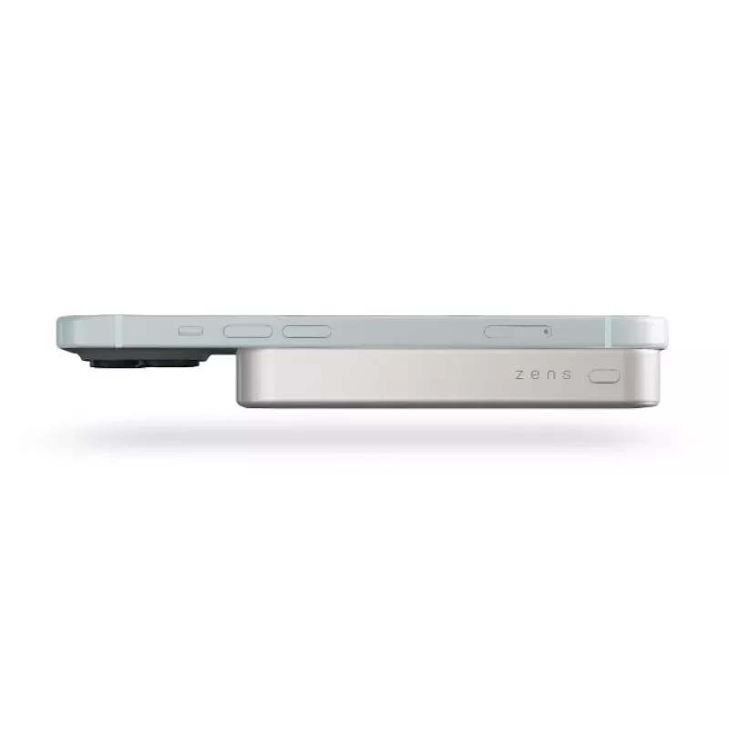ZENS Powerbank Slim Qi2 Al 10000mah White
