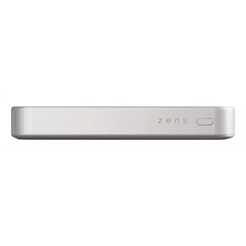 ZENS Powerbank Slim Qi2 Al 10000mah White