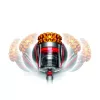 Dyson Cinetic Big Ball Multi Floor 2 230278-01 cylinder vacuum, 700 W, 0.8 L, bagless, silver