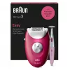 Epilator Braun Silk-épil 3 SE3-202, 20 tweezers, AC powered, Berry