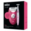 Epilator Braun Silk-épil 3 SE3-202, 20 tweezers, AC powered, Berry