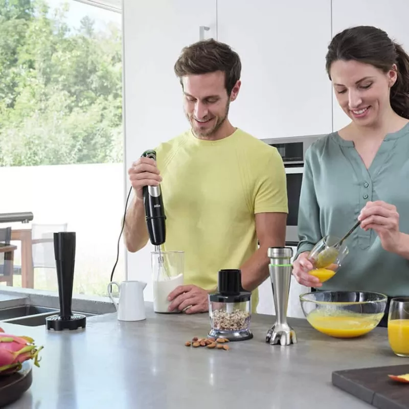 Braun MultiQuick 9 MQ9147X 0.6 L Immersion blender 1200 W Black, Stainless steel