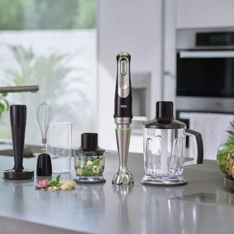 Braun MultiQuick 9 MQ9147X 0.6 L Immersion blender 1200 W Black, Stainless steel