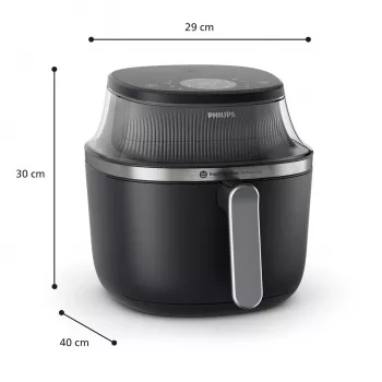 Philips 3000 series NA322/00 fryer Single 4.2 L Stand-alone 1400 W Hot air fryer Copper, Black