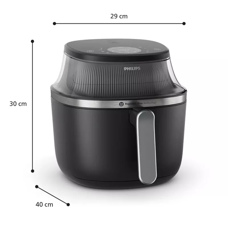 Philips 3000 series NA322/00 fryer Single 4.2 L Stand-alone 1400 W Hot air fryer Copper, Black