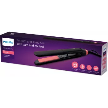 Philips Essential ThermoProtect straightener, Straightening brush, Warm, 160 °C, 230 °C, 30 s, 3 s