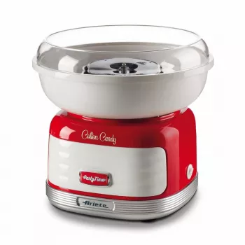 Ariete Cotton Candy Candy Floss Machine, 450 W, Red, Red, Hard candy, Granulated sugar, 500 W, 280 mm, 280 mm, 265 mm