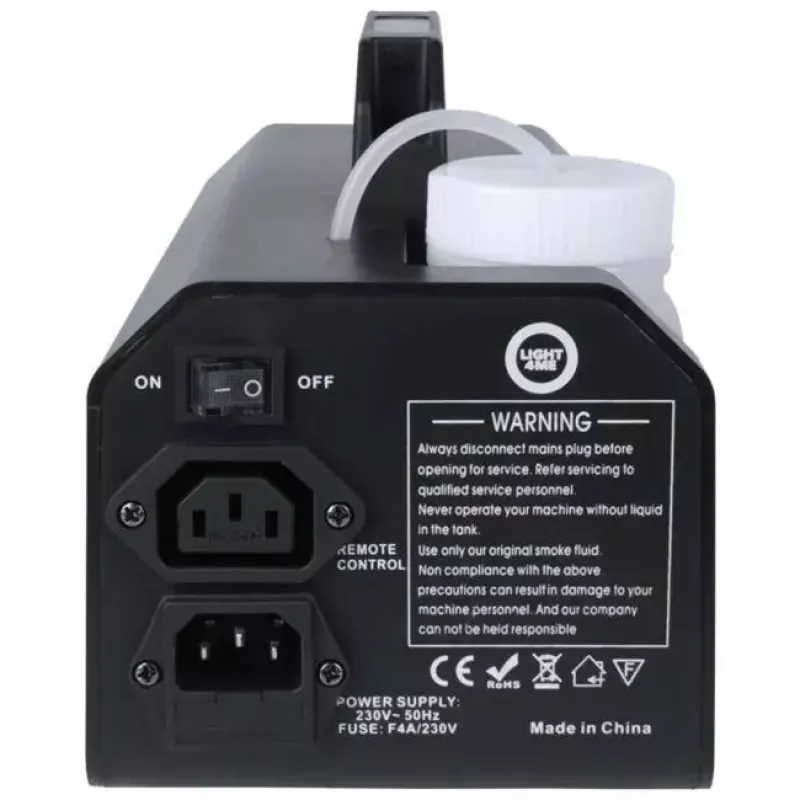 Smoke machine Light4Me GIG SET 1 400W LED — smoke generator with 400W LED lighting, IP20, set includes smoke and fog generator