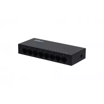 Dahua Technology Access 8-Port Unmanaged Gigabit Switch, Unmanaged, L2, Gigabit Ethernet (10/100/1000)