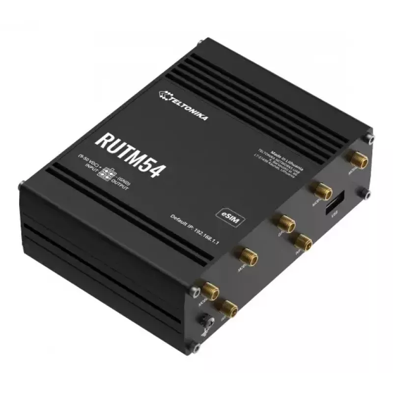 Wireless Router Teltonika RUTM54 Gigabit Ethernet Dual-band 5G Black