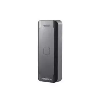 Hikvision DS-K1802M access control reader Basic access control reader Black Width 43.3 mm Depth 17 mm Height 115.9 mm