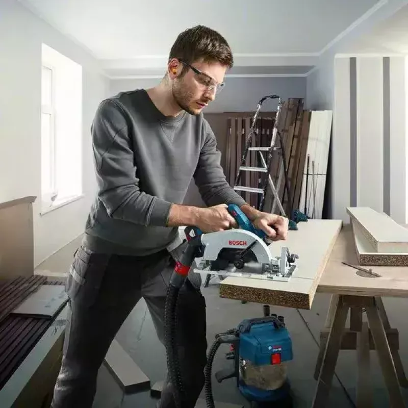 Bosch GKS 185-LI 16.5 cm Black, Blue, Grey 5000 RPM