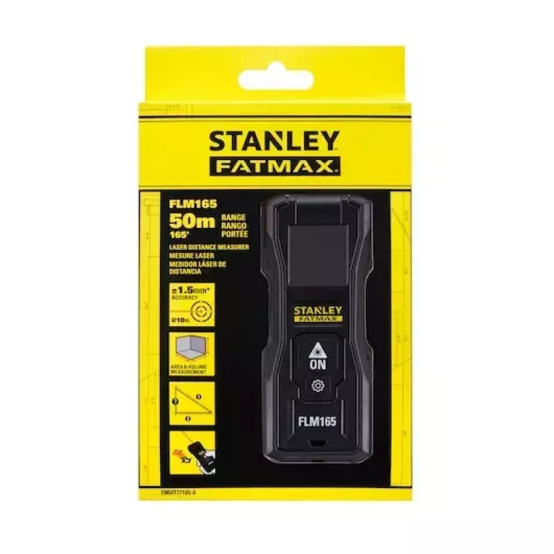 Laser distance meter Stanley FATMAX FMHT77165-0 Black 50 m