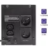 Qoltec UPS 53776 Line-Interactive 1.5 kVA 900 W 4 AC outlets