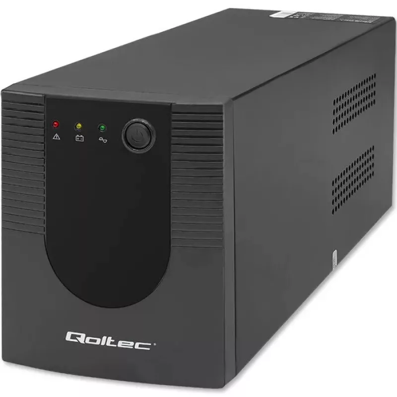Qoltec UPS 53776 Line-Interactive 1.5 kVA 900 W 4 AC outlets