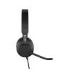 Jabra Evolve2 40 USB-A, MS Teams Stereo, Wired, Office/Call center, 20 - 20000 Hz, 188 g, Headset, Black