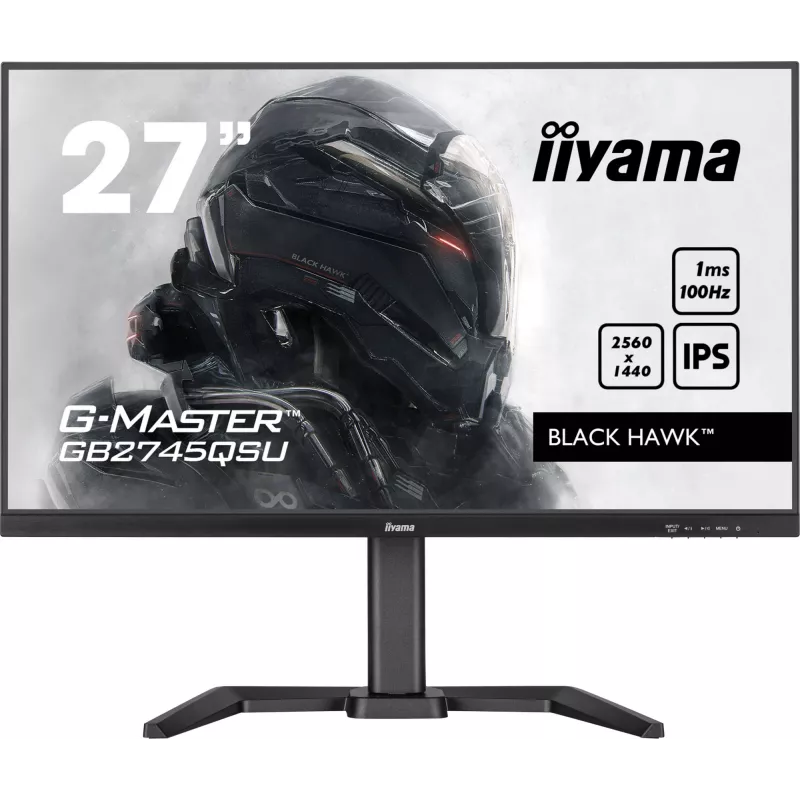 iiyama G-MASTER GB2745QSU-B2 computer monitor 68.6 cm (27 inch) 2560 x 1440 pixels Wide Quad HD LED Black