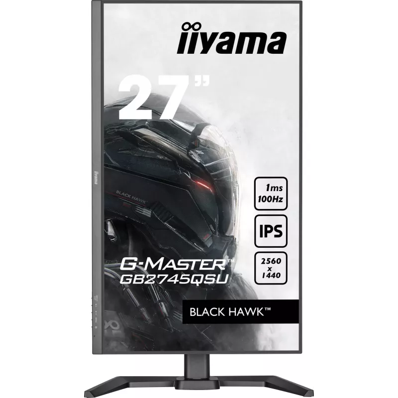iiyama G-MASTER GB2745QSU-B2 computer monitor 68.6 cm (27 inch) 2560 x 1440 pixels Wide Quad HD LED Black