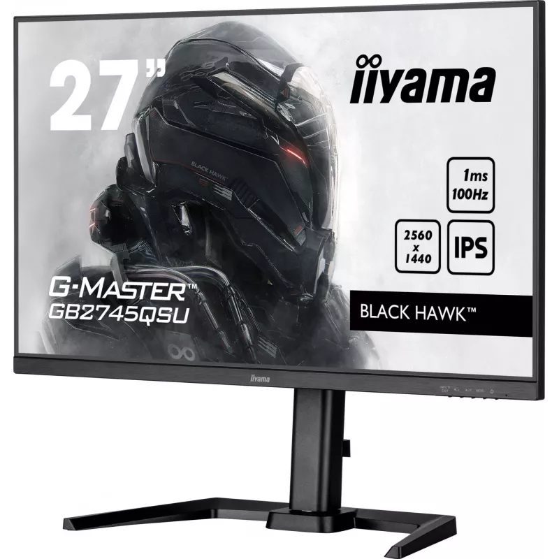 iiyama G-MASTER GB2745QSU-B2 computer monitor 68.6 cm (27 inch) 2560 x 1440 pixels Wide Quad HD LED Black