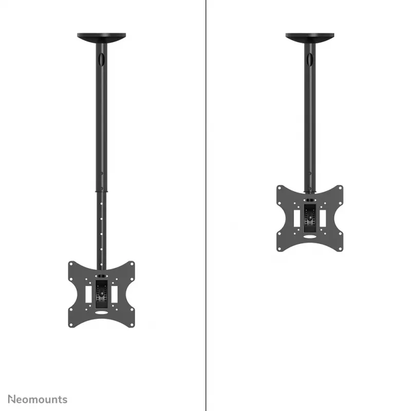 Neomounts FPMA-C060BLACK Monitor/TV mount ceiling 10-40 inch - h 60-85 cm