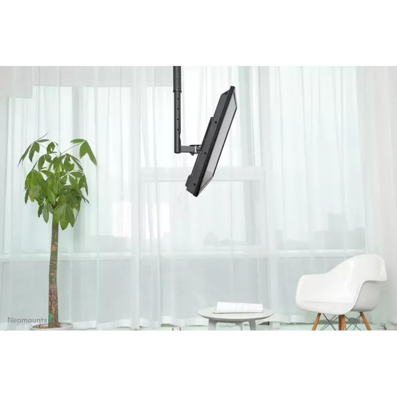 Neomounts FPMA-C060BLACK Monitor/TV mount ceiling 10-40 inch - h 60-85 cm