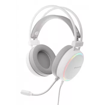 GENESIS NSG-2308 headphones/headset Wired Head-band Gaming USB Type-A White