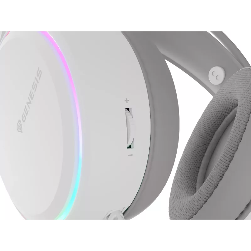 GENESIS NSG-2308 headphones/headset Wired Head-band Gaming USB Type-A White
