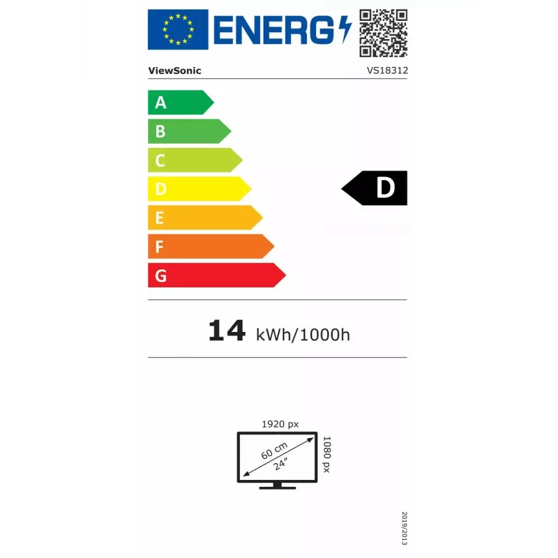 Viewsonic TD2423 computer monitor 59.9 cm (23.6 inch) 1920 x 1080 pixels Full HD LED Touchscreen Multi-user Black