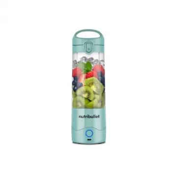 Sport blender NUTRIBULLET Portable 0.475 L Blue, battery-powered, Tritan bowl, stainless steel blades