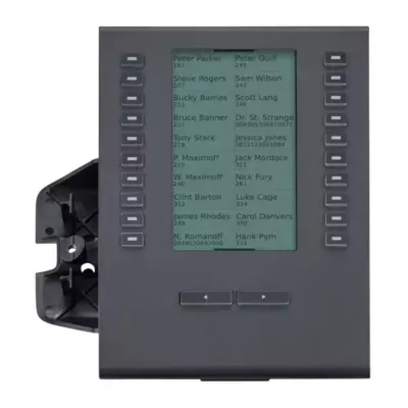IP add-on module Auerswald COMfortel D-XT20i Black 20 buttons