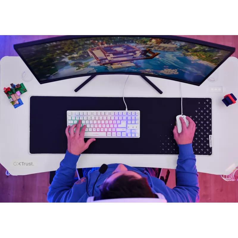 Trust GXT 709W LUMINUS White