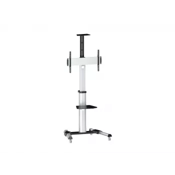 Equip 650602 37-70“ 90° Rotate Single Display LFD Trolley, 50 kg, 94 cm (37 inch), 177.8 cm (70 inch), 200 x 200 mm, 600 x 400 mm, -12 - 5°