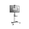 Equip 650602 LFD display trolley 37-70 inch (94-177.8 cm), 90° rotate, max VESA 600 x 400 mm, 50 kg, Aluminium, Black, White
