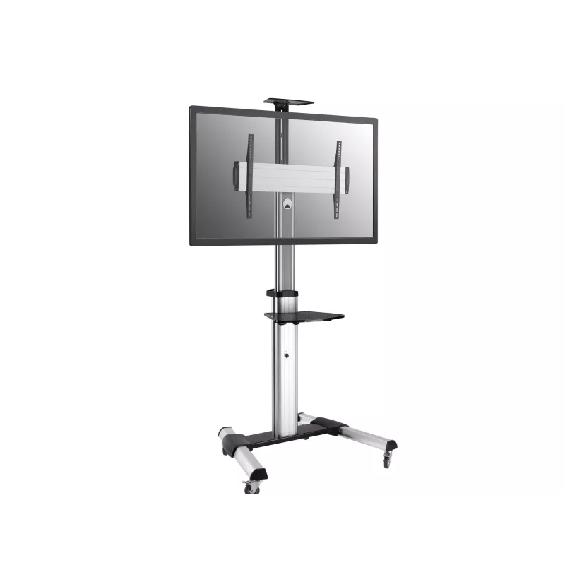 Equip 650602 LFD display trolley 37-70 inch (94-177.8 cm), 90° rotate, max VESA 600 x 400 mm, 50 kg, Aluminium, Black, White