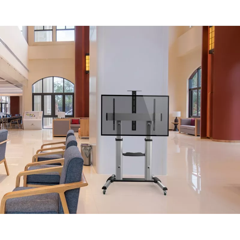 Equip 650605 60-100 inch Ultra-large Telescopic Display LFD Trolley