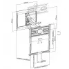 Equip 43 inch-70 inch Pull-Down TV Wall Mount Bracket