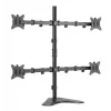 Equip 17 inch-32 inch Articulating Quad Monitor Tabletop Stand